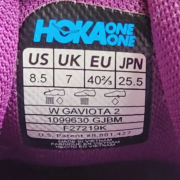 Hoka Gaviota 2 Womens Running Shoes Sneakers Size 8.5 - Picture 8 of 8